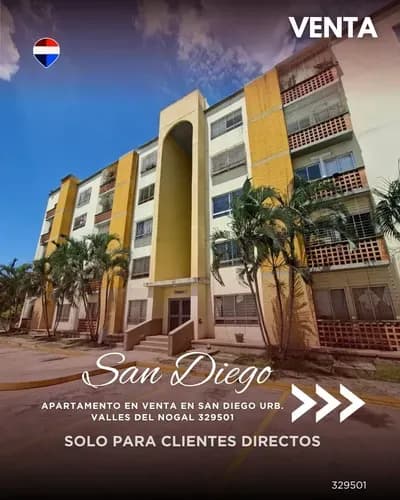 Apartamento En Venta En San Diego Urb. Valles Del Nogal 329501 Solo Clientes Directos