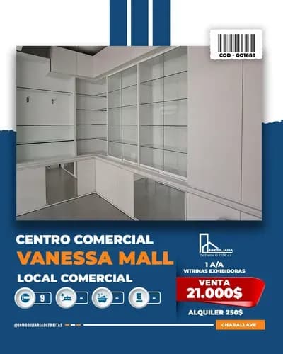 Venta O Alquiler De Local En El C.c Vanessa Mall Nivel Feria - Charallave