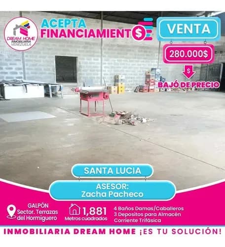 Galpones En Venta Sector. Terrazas Del Hormiguero - Santa Lucia Del Tuy