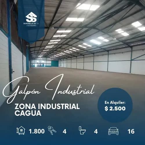 Código: C. V-002 Se Alquila Galpón En Oportunidad, Excelente Zona Industrial De Alto Trafico.