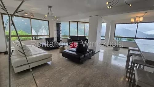 Tg Espectacular Apartamento En Alquiler En La Miranda, Moderno, Amoblado, Terraza Con Vista Al Ávila. 26-5631 Ys