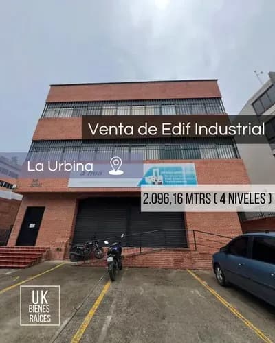 Se Vende Edificio Industrial En La Urbina Oportunidad De Inversión 2.096,16 M2 Uk