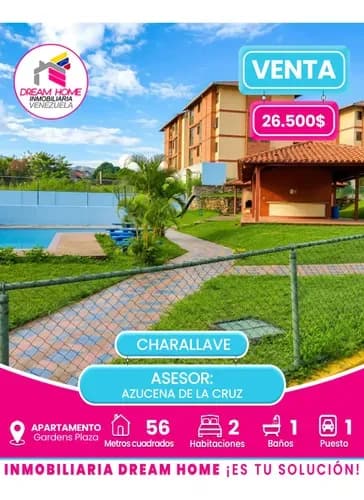Apartamento En Venta Urb. Gardens Plaza. Matalinda - Charallave