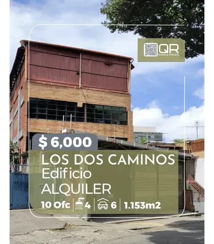 Qrbienesraices.ccs, Ofrece En Alquiler Con Ubicación Súper Céntrica En Los Dos Caminos, Edificio Industrial De 4 Niveles
