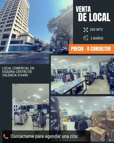 Local Comercial En Esquina Centro De Valencia 316490