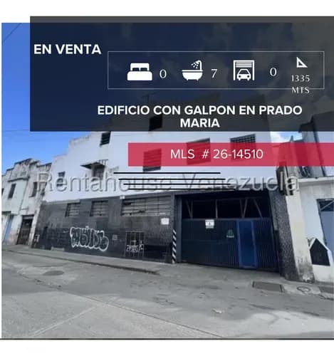 Edificio Con Galpon En Venta En Prado Maria Mls #26-14510