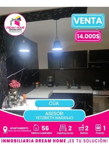 Apartamento En Venta Altos De Mesetas Cúa