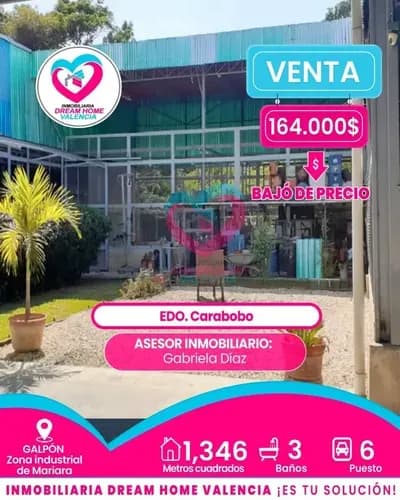Galpon En Venta Zona Industrial De Mariara Edo. Carabobo