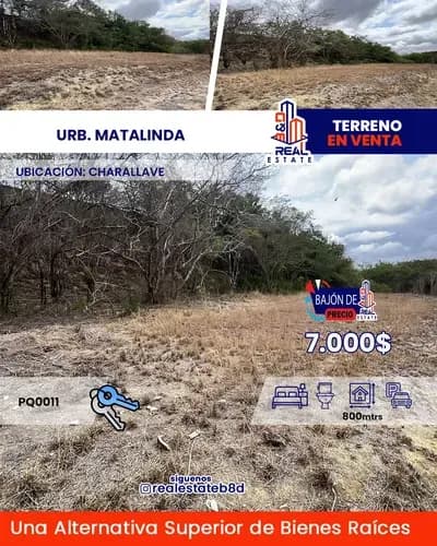 Terreno En Venta Urb. Matalinda/ Charallave.
