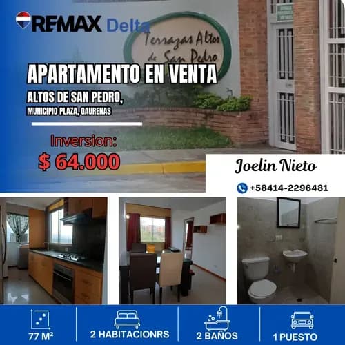 Apartamento En Venta Altos De San Pedro