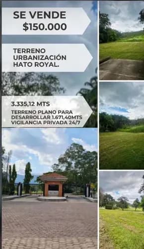 Hato Royal Terreno En Venta Urb. Colinas De Guataparo (1era. Etapa) - Valencia. Gerardo