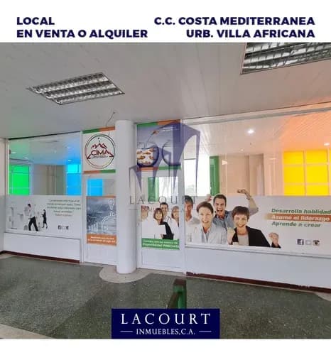 En Venta Amplio Local Comercial En El Centro Comercial Costa Mediterranea En La Urb. Villa Africana