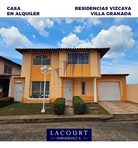 En Alquiler Casa Tipo Th Amoblada En Residencias Villa Vizcaya En La Urb. Villa Granada En Puerto Ordaz