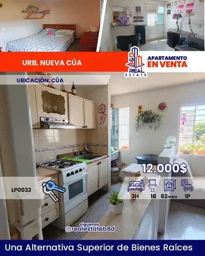 Apartamento En Venta. Urb. José De San Martín - Nueva Cua