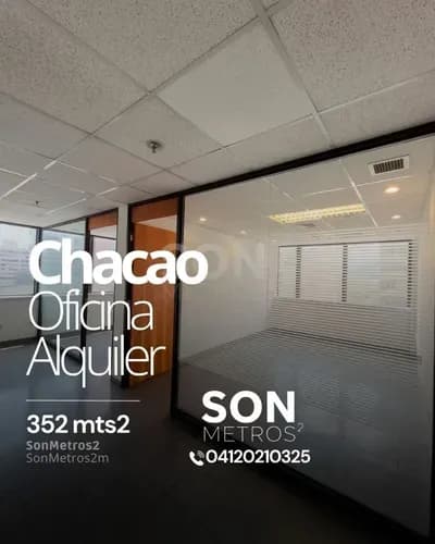 Oficina Alquiler Chacao 352 Mts2 Condominio Incluido. Sonmetros2