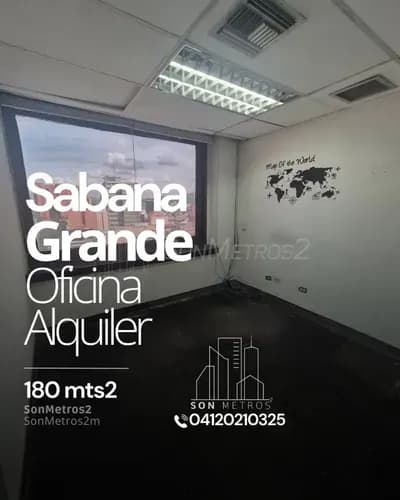 Oficina Alquiler Sabana Grande 180 Mts2. Sonmetros2