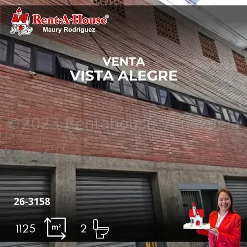 En Venta Edificio Comercial De 3 Plantas En Vista Alegre 26-3158