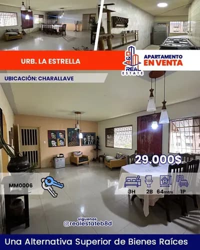 Apartamento En Venta Urb. La Estrella/charallave.