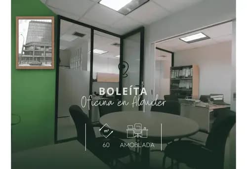 Boleíta Norte. Alquiler Oficina 60m2 Amoblada