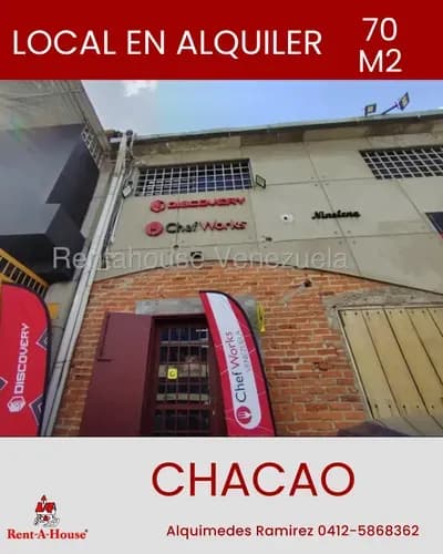 Local En Alquiler Pie De Calle Chacao Mls 26-3589