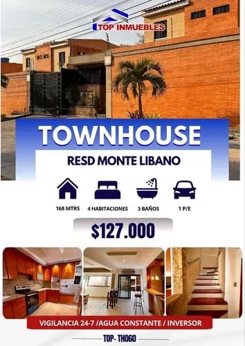 Vendo Townhouse Casa En Mañongo Naguanagua Conjunto Monte Líbano Mv