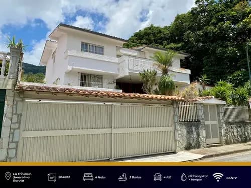 Sm Casa En La Trinidad - Sorocaima | A Pasos De La Hacienda La Trinidad | 504m2 - Vigilancia