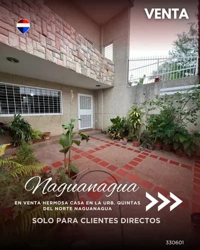 En Venta Hermosa Casa En La Urb. Quintas Del Norte Naguanagua 330601 Solo Clientes Directos