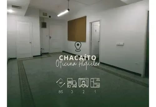 Chacaíto Alquiler Oficina 85mt2 3h/2b