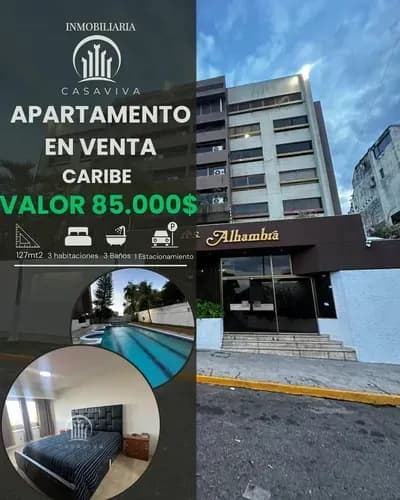 En Venta Apartamento En Caribe