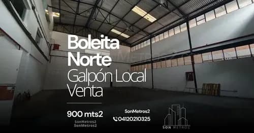 Galpón Venta Boleita Norte 900 Mts2. Sonmetros2