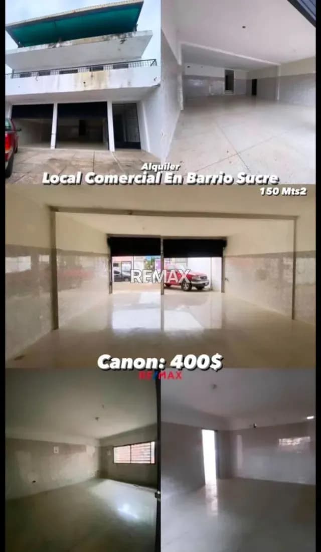 Local. Alquiler. Barrio Sucre