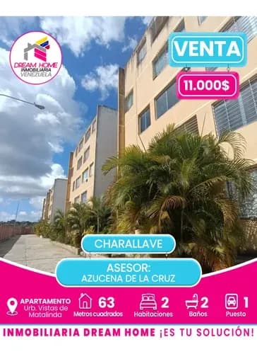 Apartamento En Venta Urb. Vistas De Matalinda Charallave