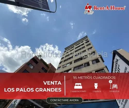 Apartamento En Venta En Los Palos Grandes Remodelado 95 M2. Mls #26-19295