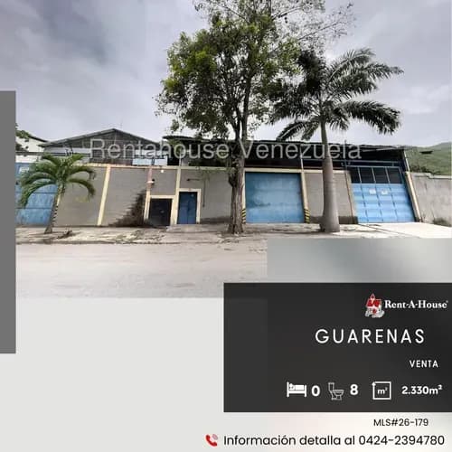 Galpon En Venta En Guarenas. Zona Industrial Del Este #26-179