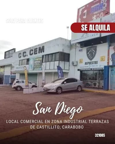 Local Comercial En Zona Industrial Terrazas De Castillito, Carabobo 321085