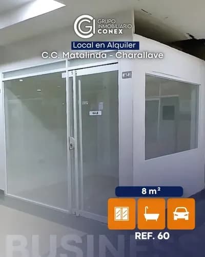 Se Alquila Local Comercial 8 M2 C.c. Matalinda - Charallave 1875