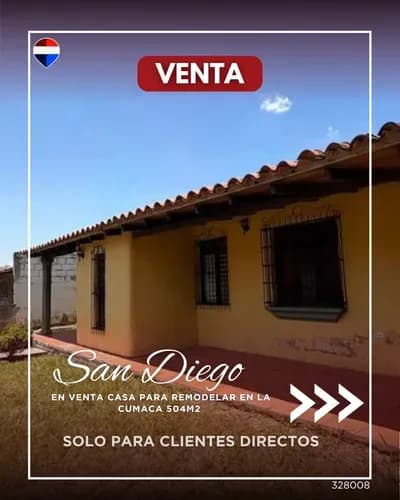 En Venta Casa Para Remodelar En La Cumaca 504m2 328008 Solo Clientes Directos