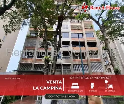 Apartamento Venta La Campiña 125m2 Calle Cerrada Pozo De Agua, Mls #26-21523